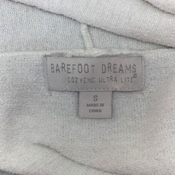Barefoot Dreams Womens Cozy Chic Ultra Lite Cardigan Sand Dune Small‎ NWT - Picture 9 of 12